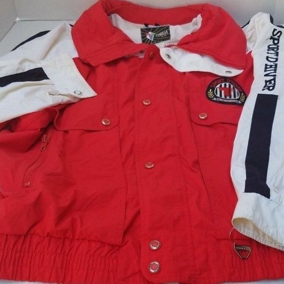 Tyrolia by Head Jacket Sport D’Hiver Stitch Color Block La Champion De Ski Red - Picture 4 of 9